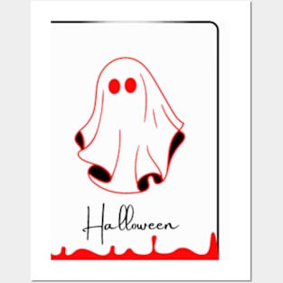 Halloween bad ghost Posters and Art